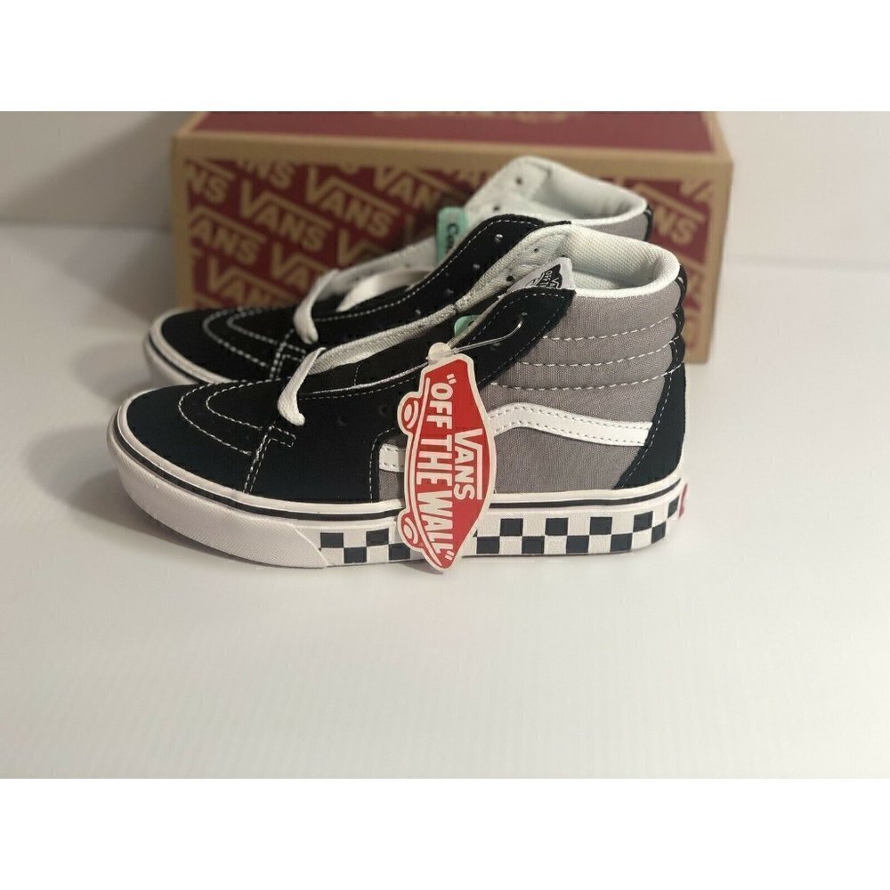 New Vans Toddler Comfycush Sk8-Hi Tape Mix lack Fr - Picture 5 of 12